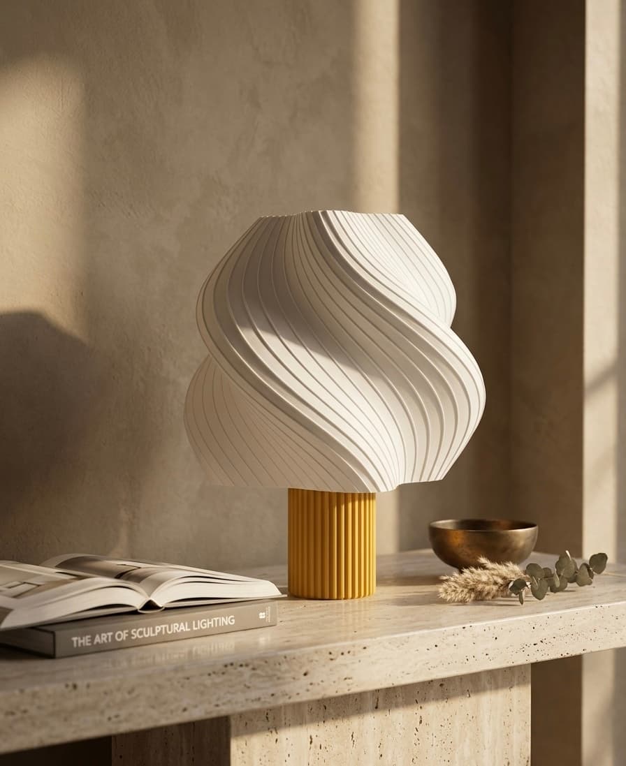 Luminaire Ondulation Filo Home — design luminaire, PLA biosourcé