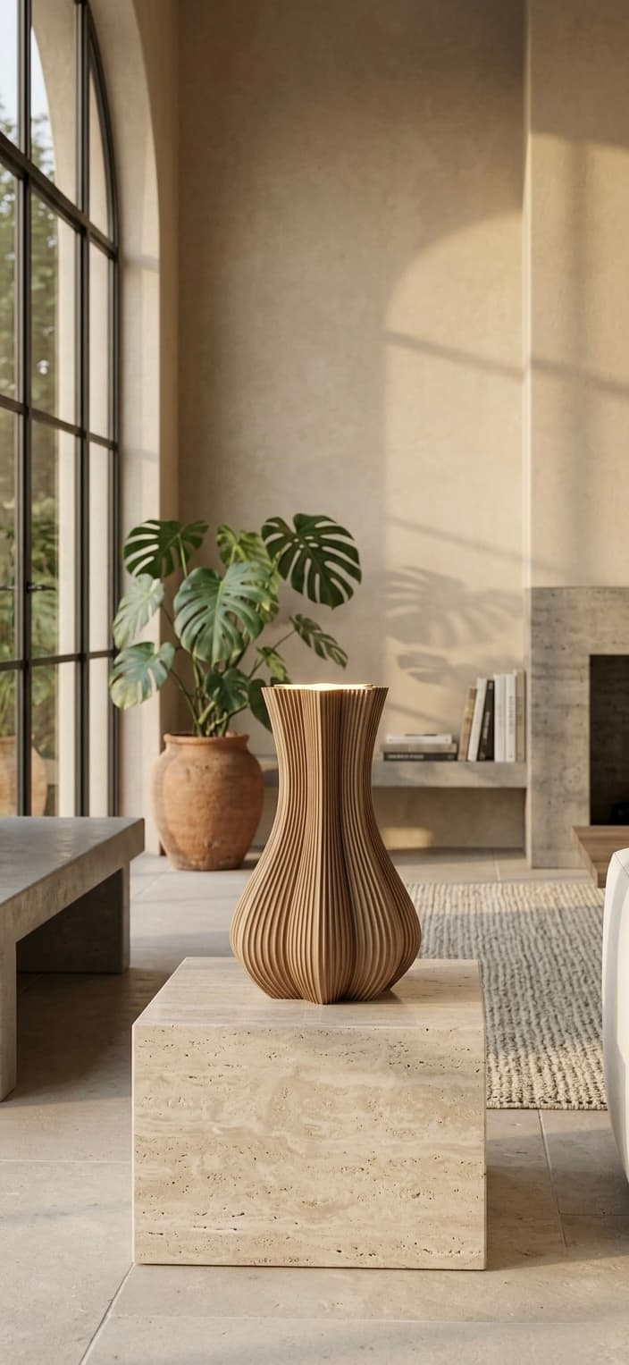 Vase Tulipe Filo Home — design vase, PLA biosourcé