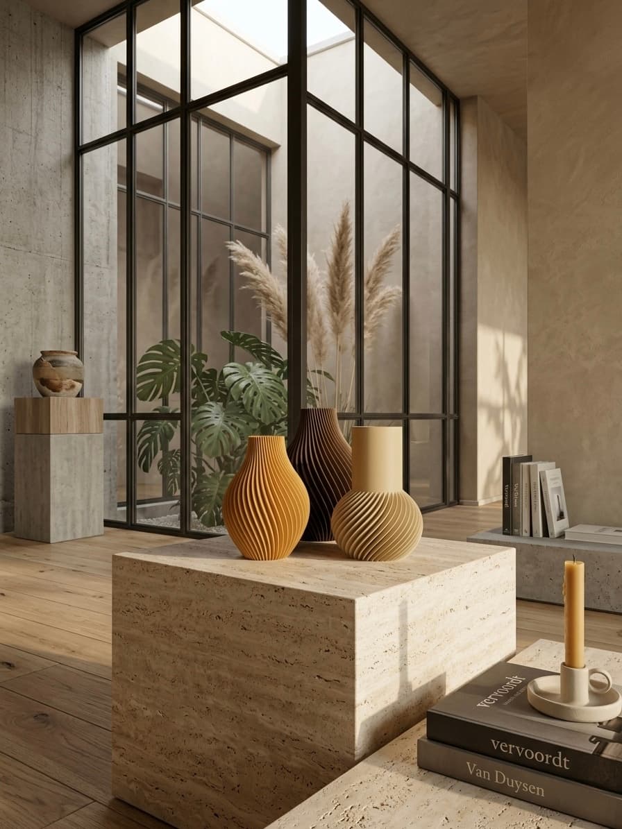 Trio Luminaire + 2 Vases Filo Home